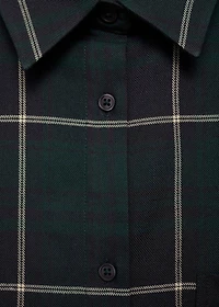 Check flannel pyjama shirt