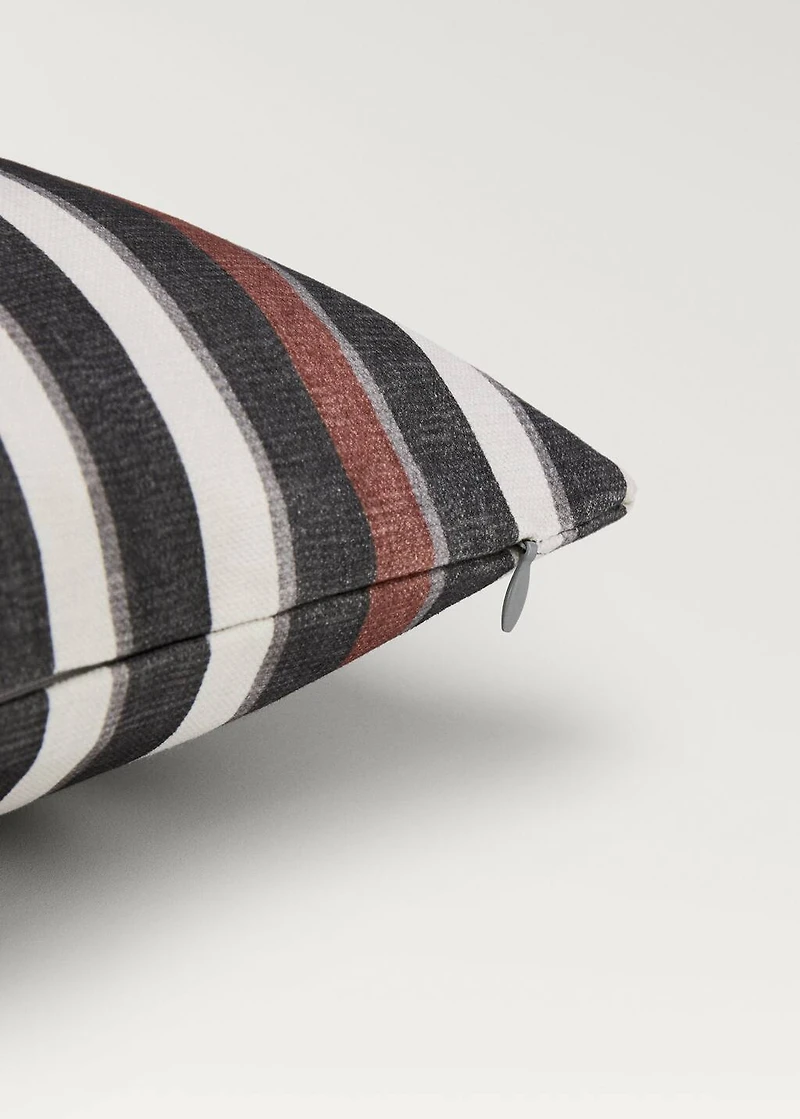 Cushion cover with printed stripes 40x60 cm