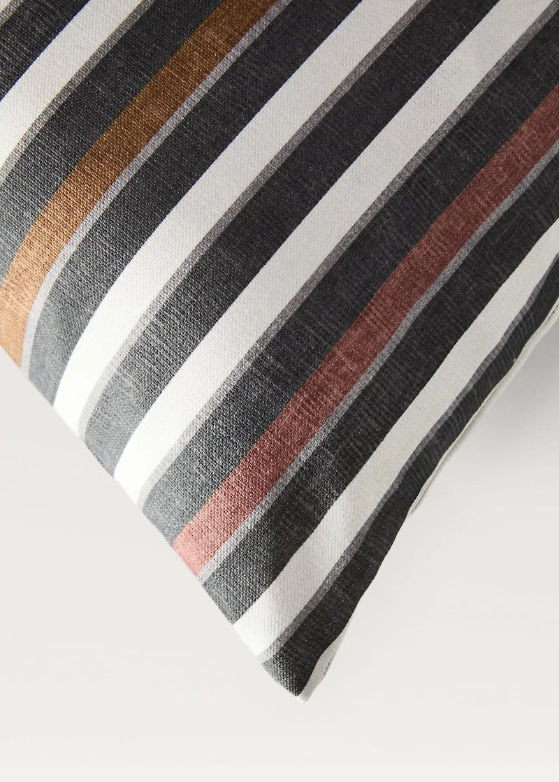 Cushion cover with printed stripes 40x60 cm