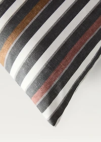 Cushion cover with printed stripes 40x60 cm