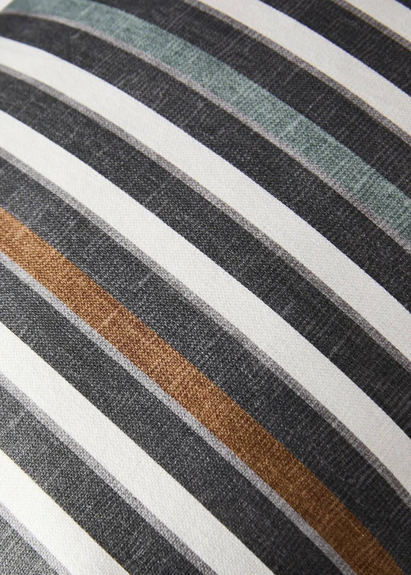 Cushion cover with printed stripes 40x60 cm