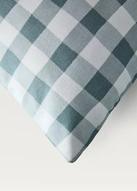 Cotton gingham check cushion cover 40x60 cm