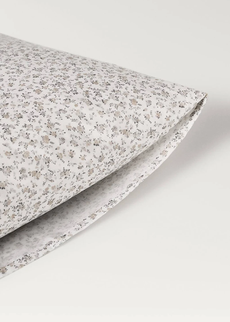 Cotton percale printed children's pillowcase 30x50 cm