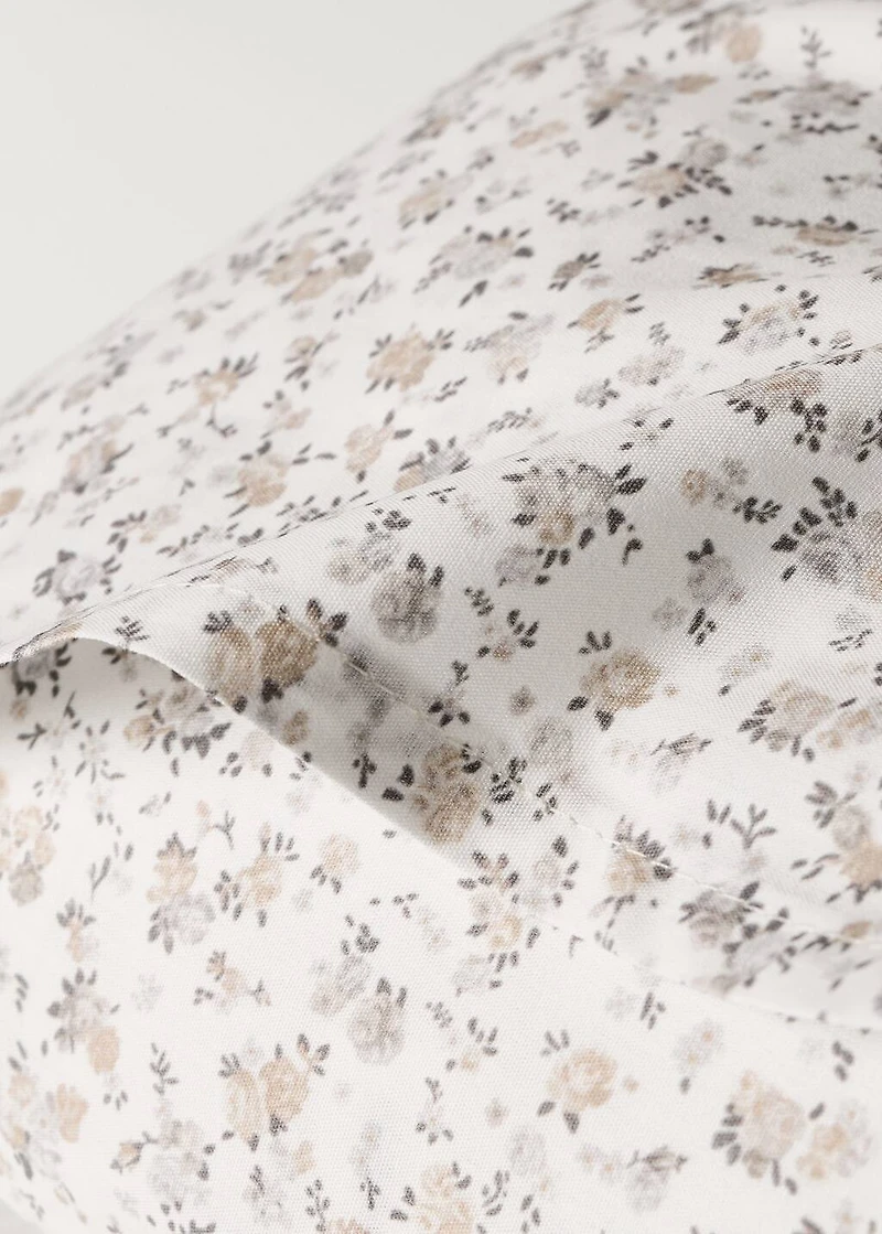 Cotton percale printed children's pillowcase 30x50 cm