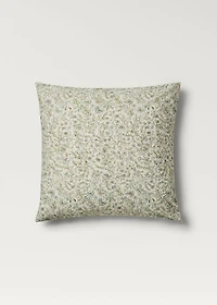 Cotton percale floral-print children's pillowcase 60x60 cm