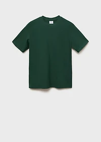 Regular-fit textured t-shirt