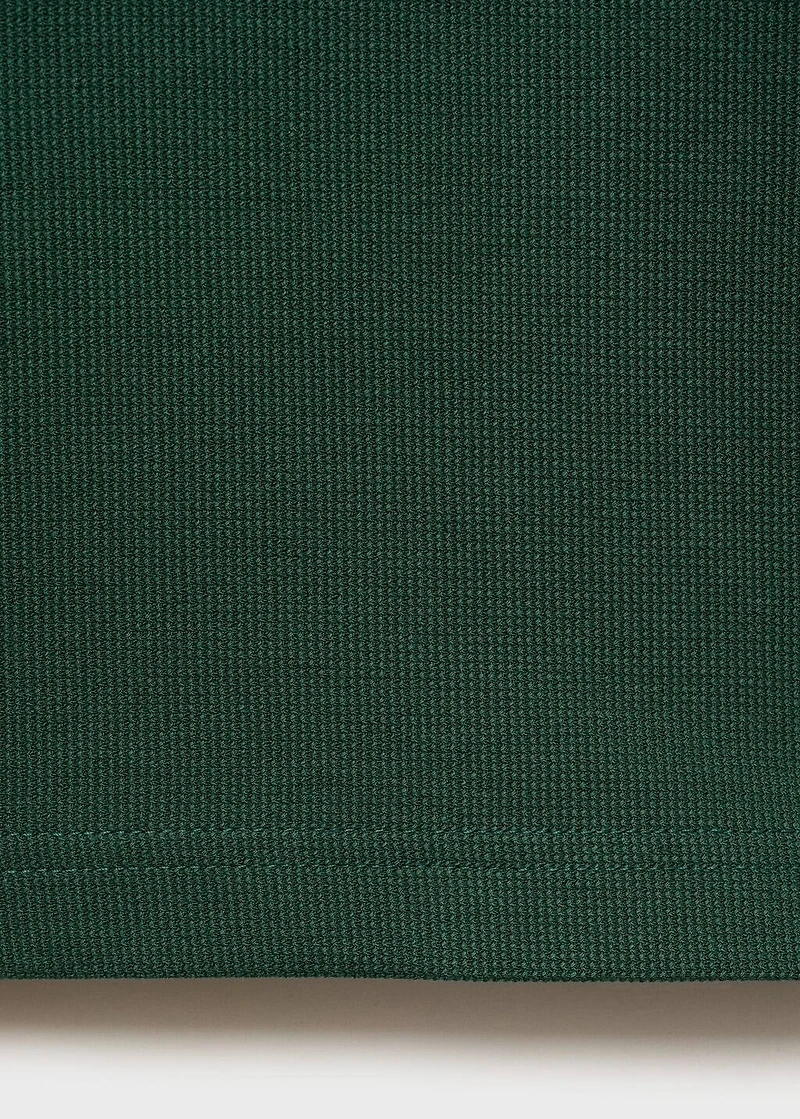 Regular-fit textured t-shirt