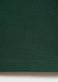 Regular-fit textured t-shirt