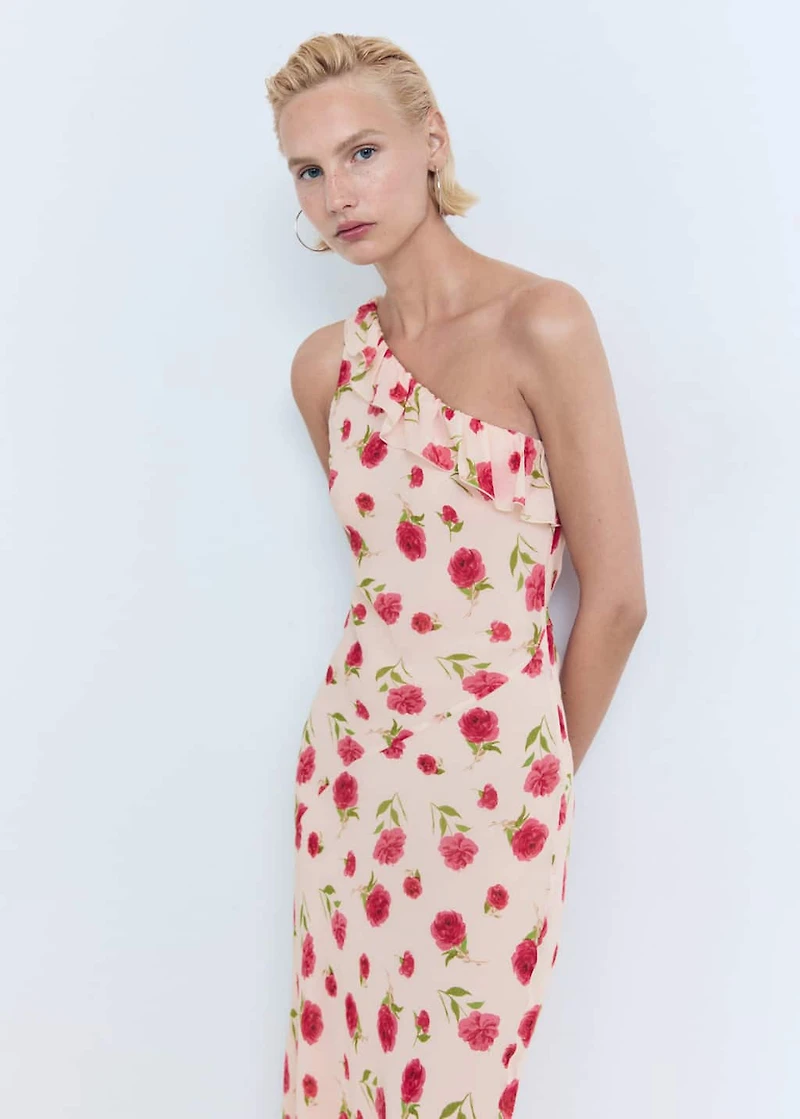 Floral ruffled dress