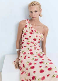 Floral ruffled dress