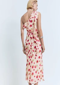 Floral ruffled dress