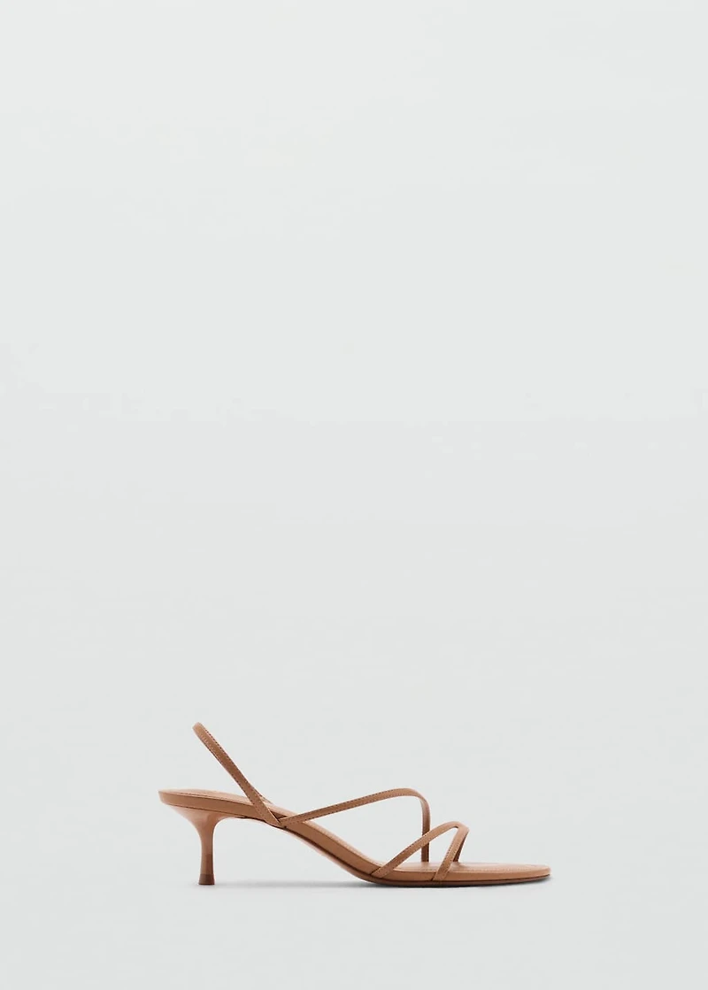 Strappy heeled sandals