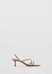 Strappy heeled sandals