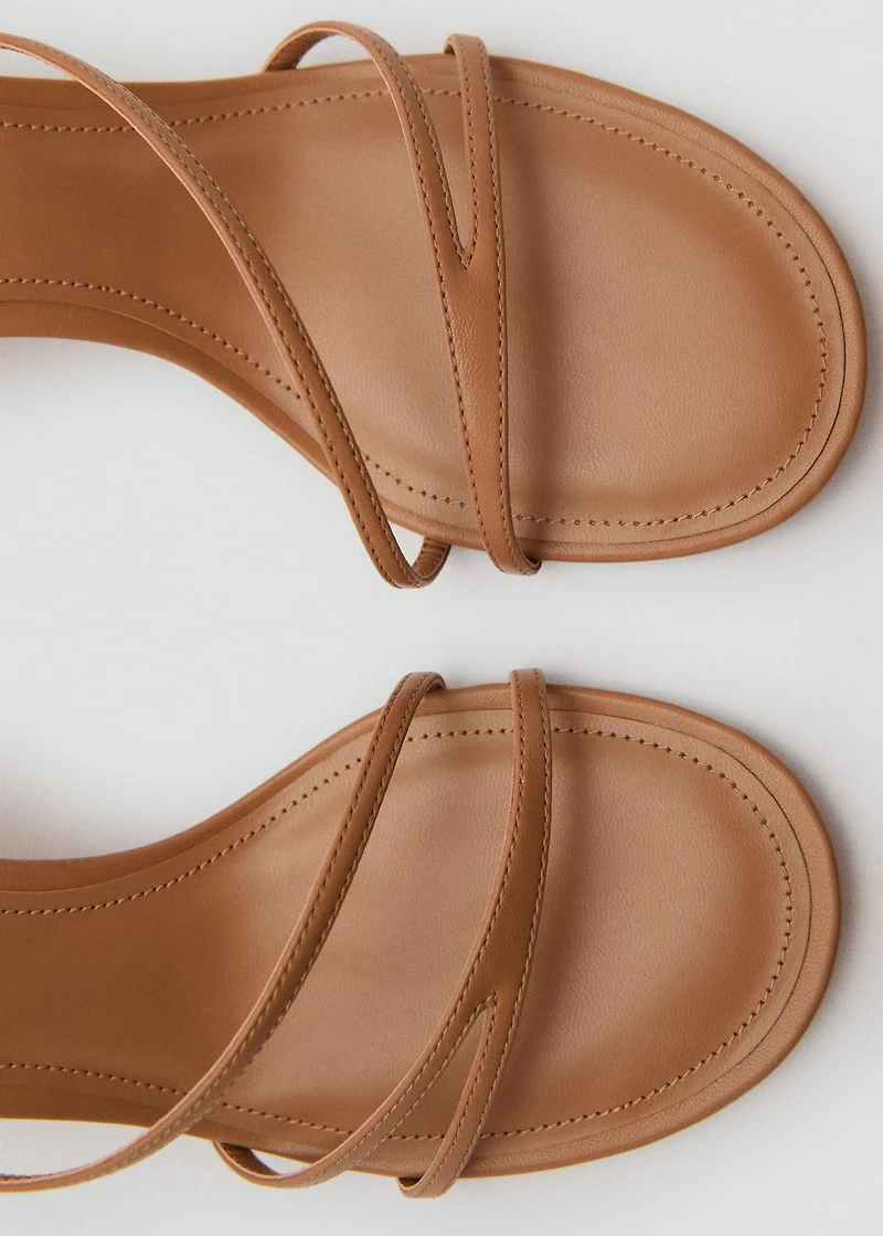 Strappy heeled sandals