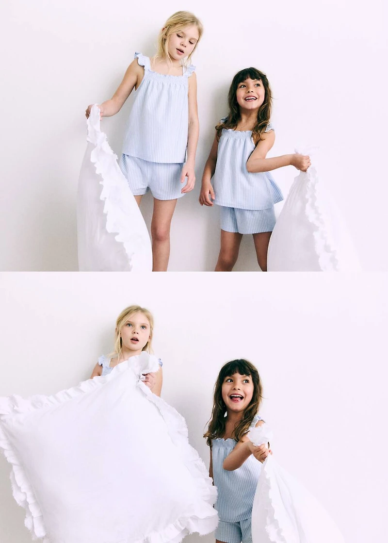 Striped cotton pyjama pack