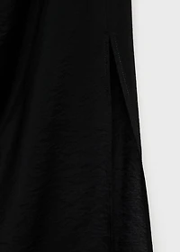 Draped straight dress