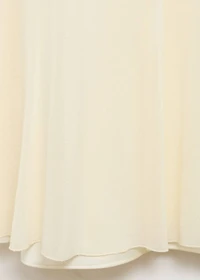 Semi-transparent combination dress
