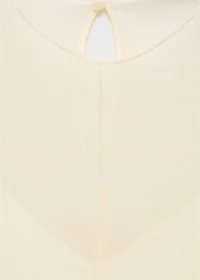 Semi-transparent combination dress