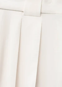 Lyocell suit pants with pleats