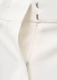 Lyocell suit pants with pleats
