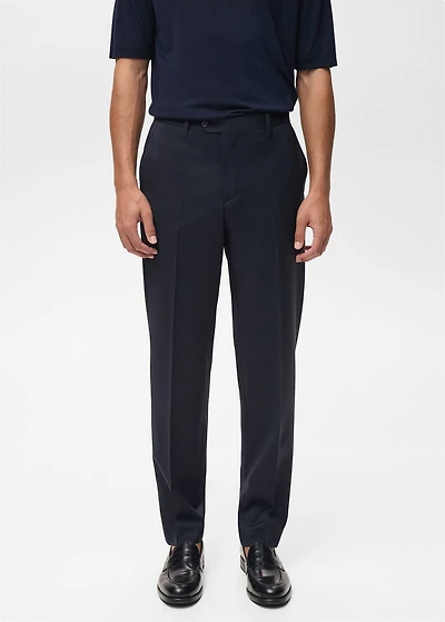 Cool wool suit pants
