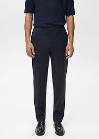 Cool wool suit pants