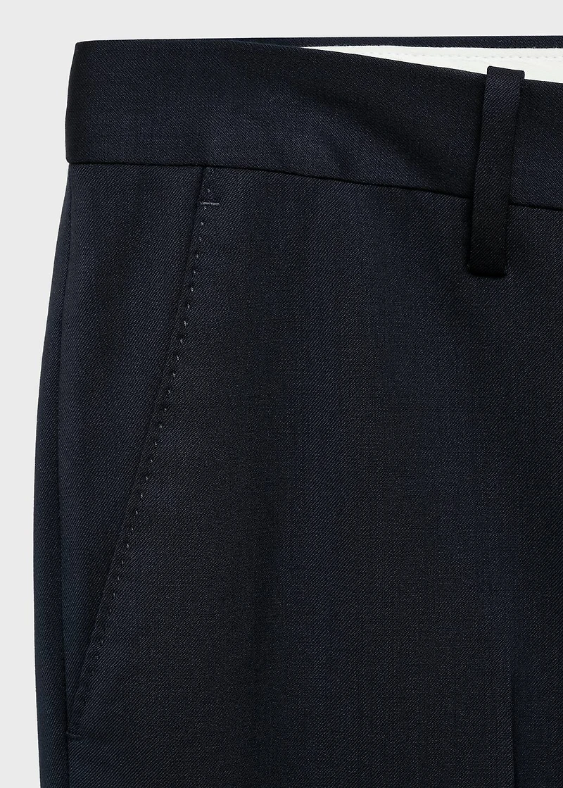 Cool wool suit pants