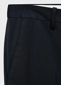 Cool wool suit pants
