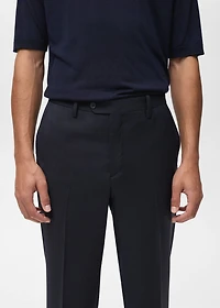 Cool wool suit pants