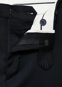 Cool wool suit pants