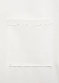 Cropped t-shirt with pocket