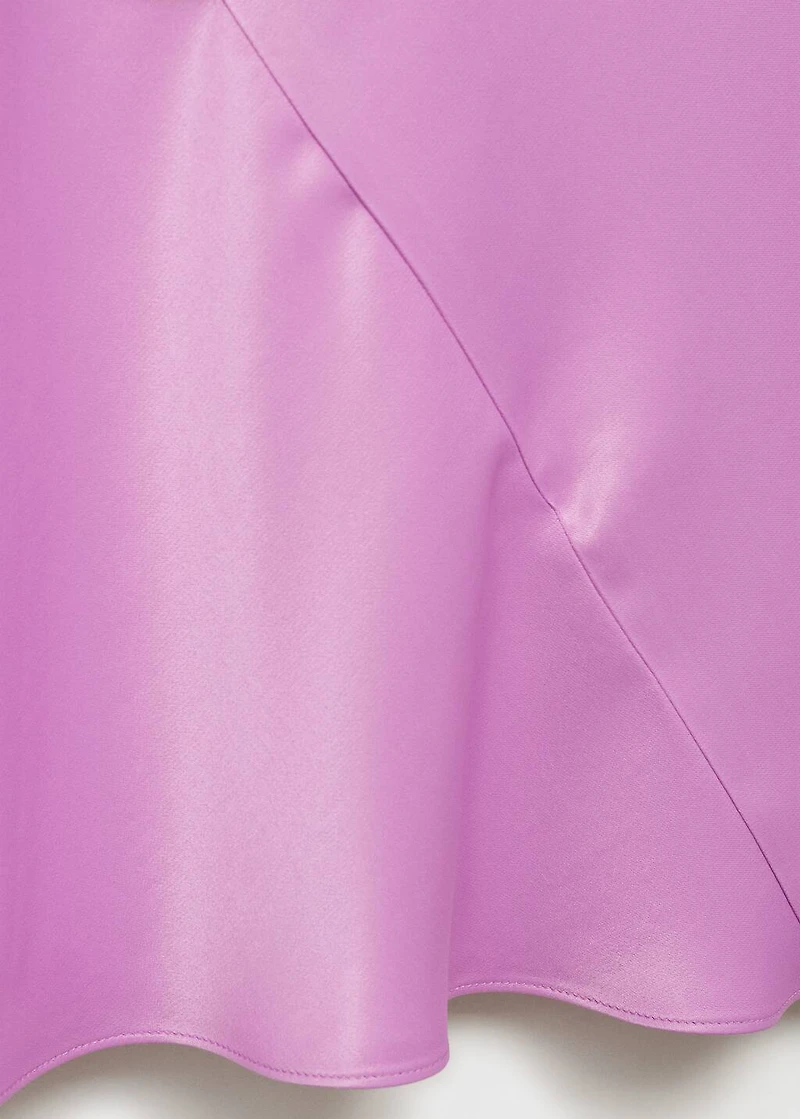 Satin midi dress