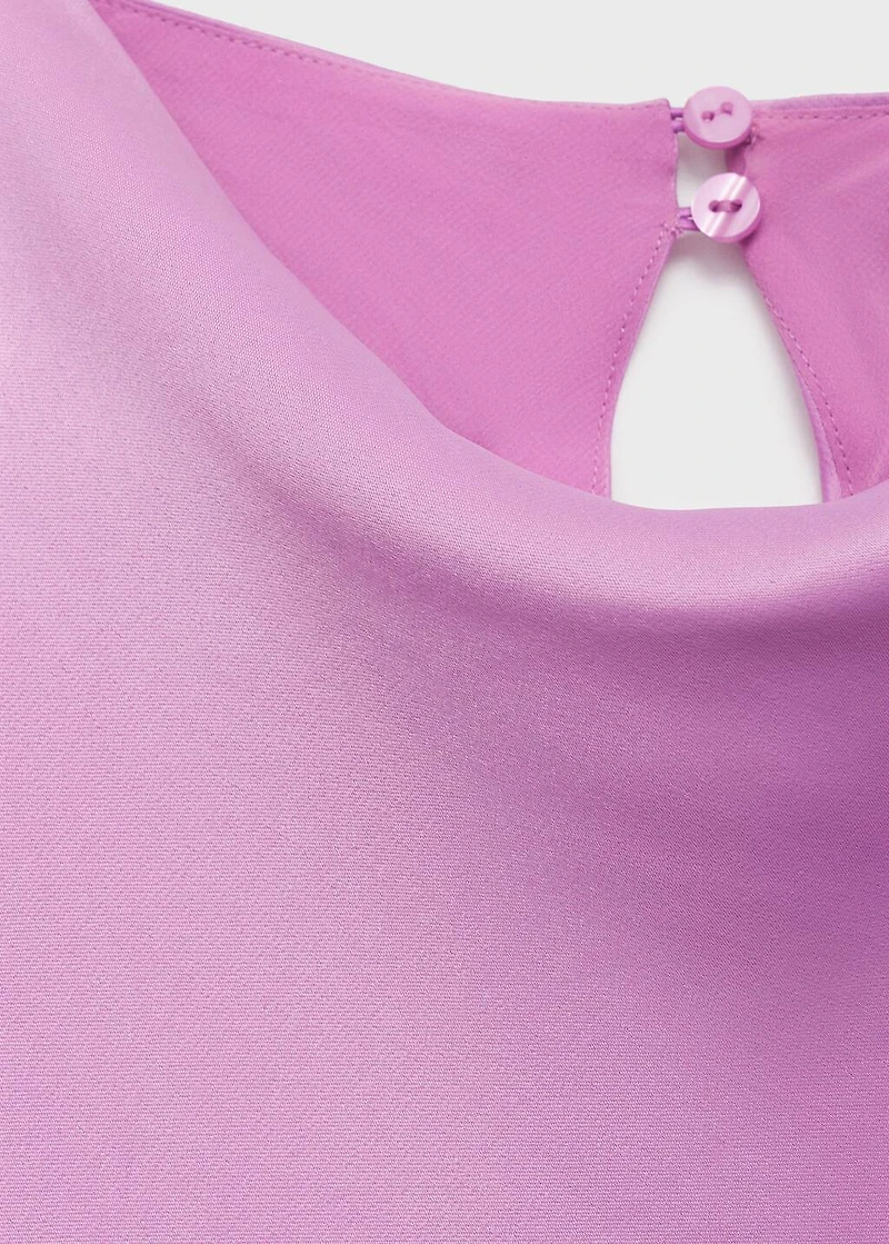 Satin midi dress