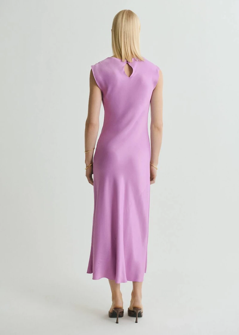 Satin midi dress