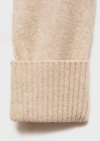 Rolled-up sleeves sweater