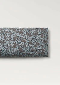 Cotton percale printed two-tone floral pillowcase 45x110 cm