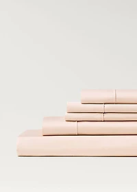 600-thread washed cotton top sheet for / cm bed