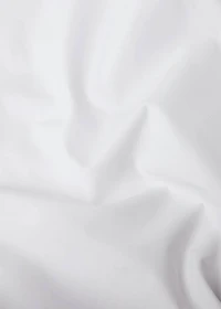 Percale cotton top sheet with double overlock for 135/140 cm bed