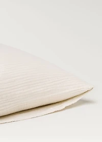 Two cotton gauze pillowcases 50x75 cm