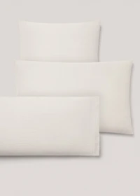 Two cotton gauze pillowcases 50x75 cm