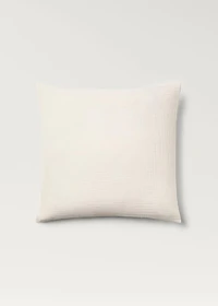 Two cotton gauze pillowcases 60x60 cm