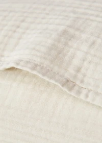 Two cotton gauze pillowcases 60x60 cm
