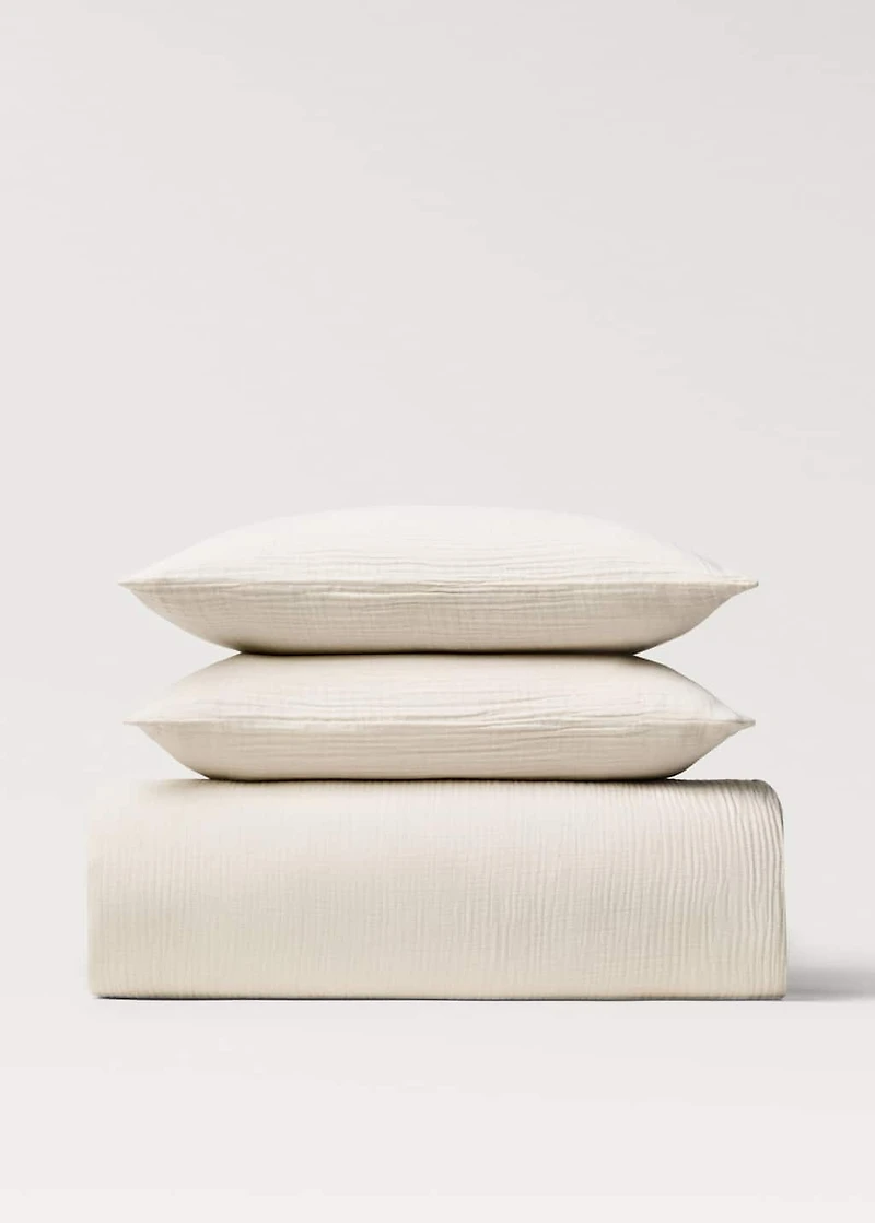 Cotton gauze duvet cover for 90 cm bed