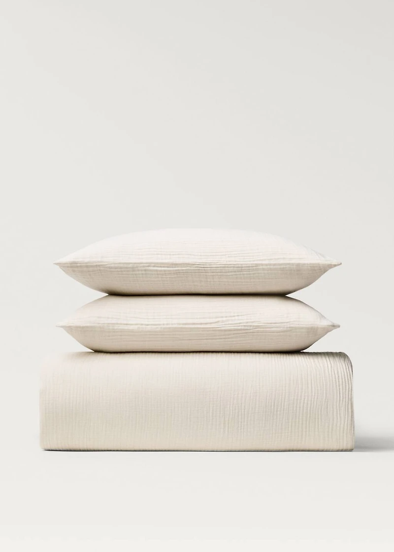Cotton gauze duvet cover for 135/140 cm bed