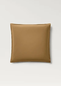 Two cotton poplin pillowcases with double stitching 60x60 cm