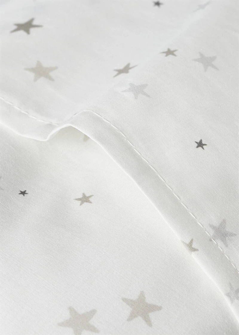 Children's cushion cover with star print 30x20cm