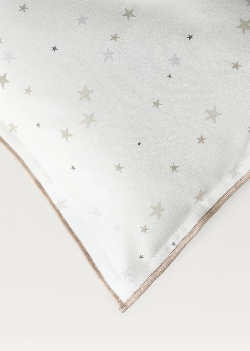 Children's cushion cover with star print 30x20cm
