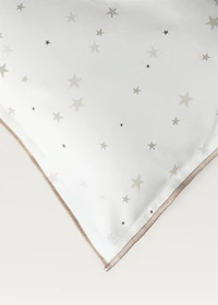 Children's cushion cover with star print 30x20cm