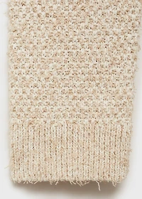 Chunky-knit jacket with buttons