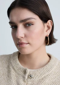 Chunky-knit jacket with buttons